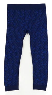 Tmavomodré vzorované spodní funkční kalhoty Lupilu