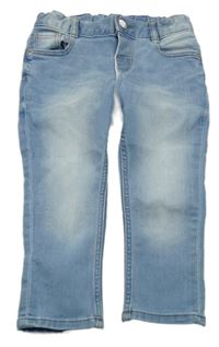 Svetlomodré skinny rifle