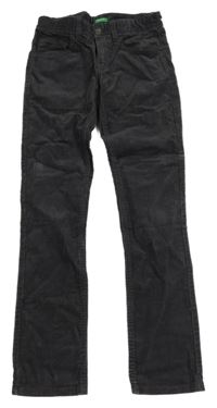 Tmavosivé manšestráky Benetton