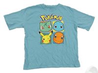 Modré tričko s Pokémony C&A
