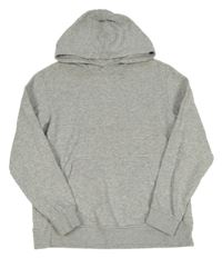 Sivá melírovaná mikina s kapucňou H&M
