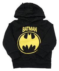 Čierna mikina s Batmanem a kapucňou C&A