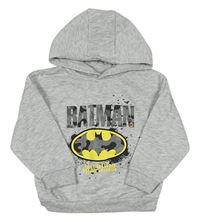 Světlešedá melírovaná mikina s kapucí - Batman Primark
