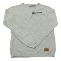 Svetlosivý sveter Manguun