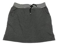 Sivá tepláková sukňa Staccato