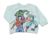 Svetlomodrá mikina so superhrdinami  Primark