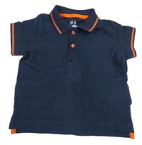 Tmavomodré polo tričko Lupilu