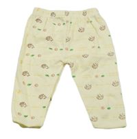 Světležluté legíny s nápisy a ježky 