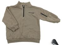 Hnedá mikina s nápisom Next