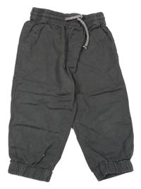 Antracitové ľahké cuff rifle H&M