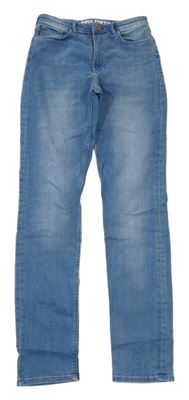 Světlemodré elastické skinny rifle Denim Co.