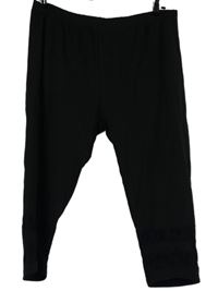 Dámské černé sportovní capri legíny Crane 