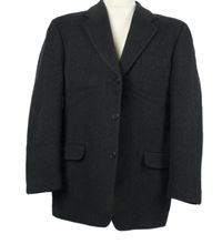 Pánské černé vlněné sako Gilberto