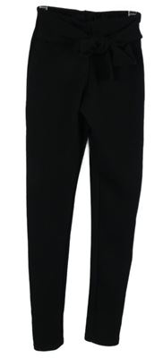 Dámske čierne tregíny s mašlou PrettyLittle Thing vel. 32