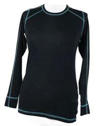 Dámské černé thermo triko TCM 