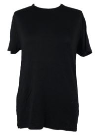 Pánské černé úpletové tričko Zara 