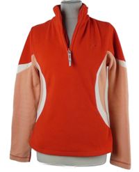 Dámská červeno-růžovo-bílá fleecová funkční mikina Protest 