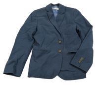 Tmavomodré bodkovaná é sako H&M