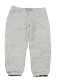 Bielo-sivé melírované tepláky LC Waikiki