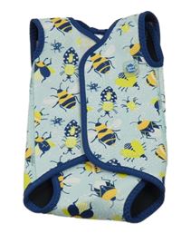 Světlemodro-barevný neopren na suché zipy s hmyzem Splash About