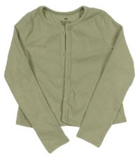 Khaki rebrované bolerko H&M
