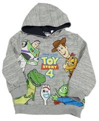 Šedá mikina s kapucí - Toy story Disney