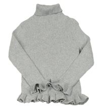 Sivý trblietavý svetrový rolák zn. Primark