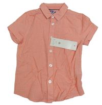 Nové - Oranžovo-bílá pruhovaná košile F&F