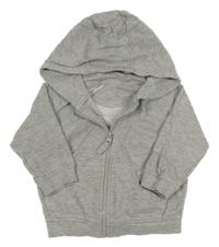 Sivá prepínaci mikina s kapucňou Matalan