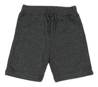 Čierno-sivé melírované teplákové kraťasy Primark