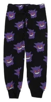 Černo-fialové tepláky s Pokémony H&M