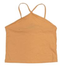 Oranžový crop top zn. New Look