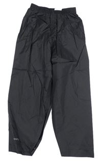 Černé šusťákové nepromokavé outdorové kalhoty MOUNTAIN WAREHOUSE