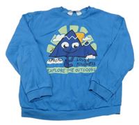 Modrá mikina s potlačou H&M