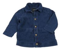 Tmavomodrá košile riflového vzhledu Next