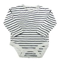 Bílo-šedé pruhované body Maybe Baby