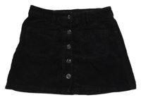 Čierna menšestrová prepínaci sukňa C&A