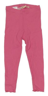 Ružové rebrované legíny Lupilu