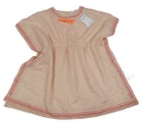 Nové - Broskvová plážová tunika s výšivkou M&S