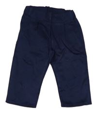 Tmavomodré společenské kalhoty 