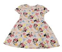 Svetloružové bavlnené šaty s Minnií C&A