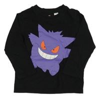 Čierne tričko s Pokémonem H&M