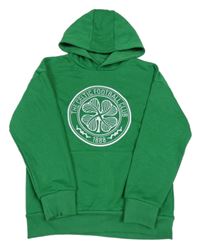 Zelená fotbalová mikina The Celtic FC s kapucí