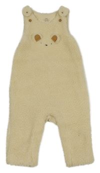 Smetanové huňaté laclové pod