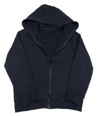 Tmavomodrá prepínaci mikina s kapucňou F&F