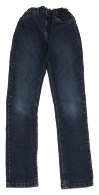 Tmavomodré teplákové rifle C&A