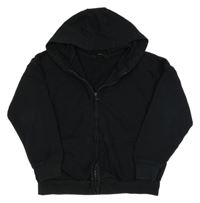 Čierna prepínaci oversize mikina s kapucňou George