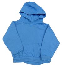 Modrá mikina s vreckom a kapucňou PRIMARK