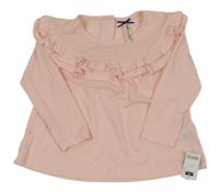 Nové - světlerůžové triko s volánky St. Bernard