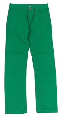 Zelené plátenné nohavice X-mail